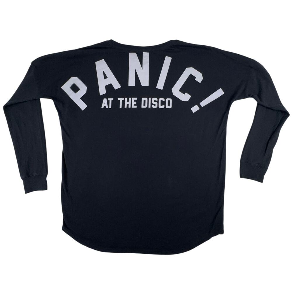 Panic! At the Disco Hot Topic Women's Long Sleeve Band Tee Black Large
